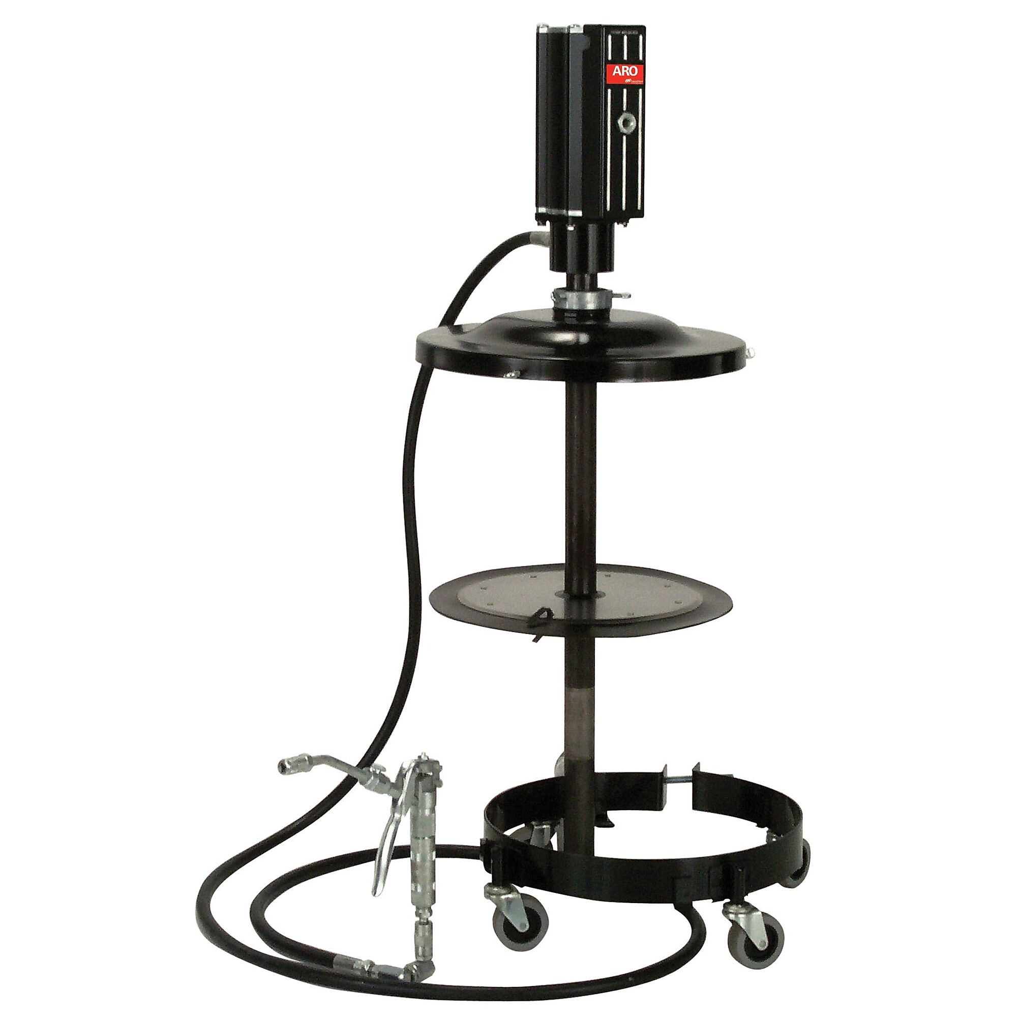 ARO Ingersoll Rand 50:1-3in. Grease Pump 120lb, Max. Pressure 7500 PSI, Flow 0.5 GPM, Portable, Model# LP3004-1